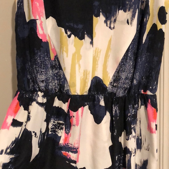Kate Spade Saturday Split Decision midi silk dress - Picture 3 of 11